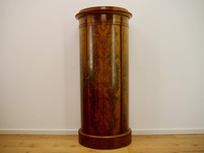 Biedermeier Schrank Säule Pfeiler Tonnenschrank Pyramiden Mahagoni  um 1815