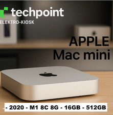  Apple Mac Mini Desktop - A2348 - 2020 - M1 8C 8G - 16GB - 512GB Pc Computer ✅