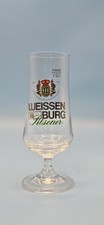 Weissenburg Pilsener 0,2l Sahm Bierglas alt Glas Bier Brauerei Gläser