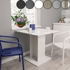Esstisch Küchentisch Esszimmertisch Balkontisch Wohnzimmer Tisch 80x80cm  Weiß