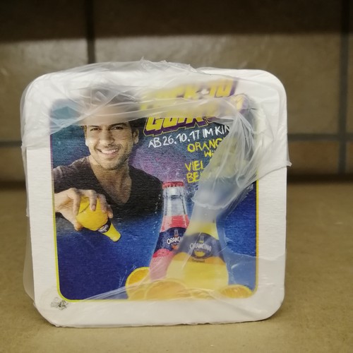 Bierdeckel orangina 80er - bierdeckel,