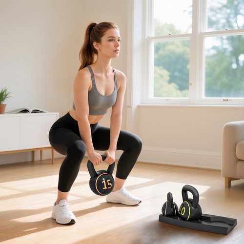 Sportnow kettlebell 3er set - kettlebell,