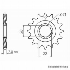 Ritzel vorne 13 Zähne Honda