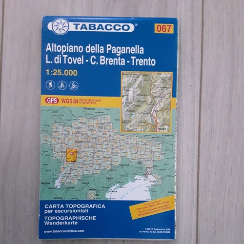 Topographische wanderkarte - topographische,