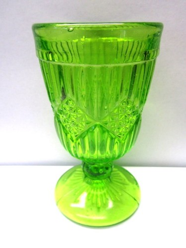 Jugendstil pressglas becher - jugendstil,
