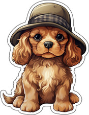 Cocker spaniel auto aufkleber - cocker,