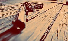 POSTER XXL POP ART MAGNUM REVOLVER COLT PISTOLE WAFFE  BIS 150x90