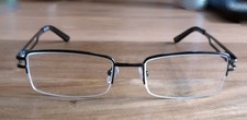 Fernbrille Herren Halbrand inkl. Gläser, Komfortglas, Hartschicht, entspiegelt