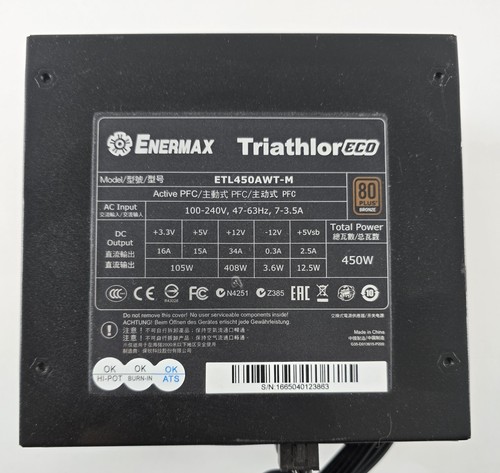 Enermax triathlor eco power - enermax,
