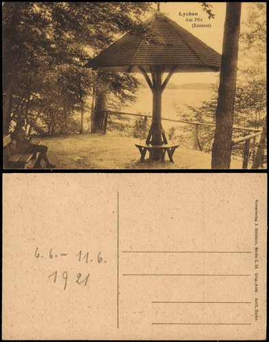 Ansichtskarte lychen zenssee - lychen,