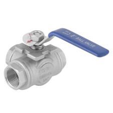 DN15 1/2" Edelstahl-Kugelhahn