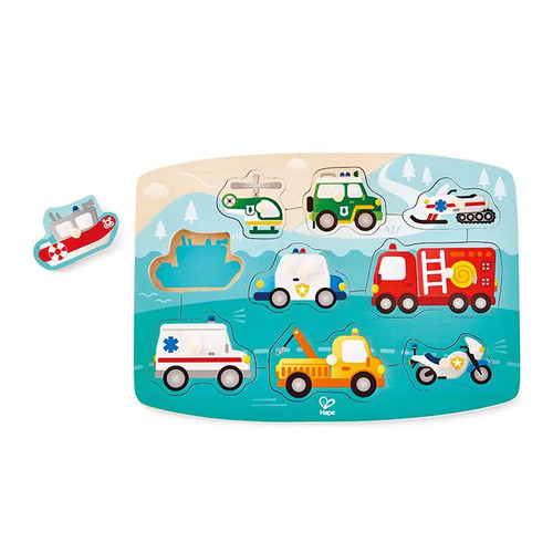 Hape notfall steckpuzzle - notfall,