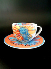 Andy Warhol Daisies, Rosenthal Kaffee Set (Tasse Höhe 7cm Unterteller ø 15,5m)