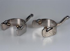 Kugelsporen Show mit Silber verziert Westernsporen Trainingssporen