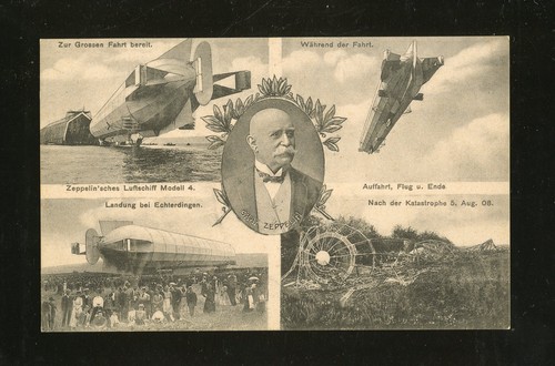 Zeppelin püostkarte - zeppelin,