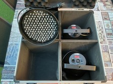Partyleuchten, drei Stück, Showtec LED PAR56R, DMX, 21 Watt, im Alukoffer