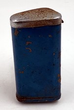 Fahrrad  Werkzeugdose alt Blech Original gerostet Zubehör #23087