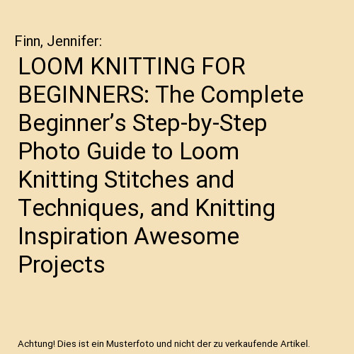 Loom knitting for beginners - for,