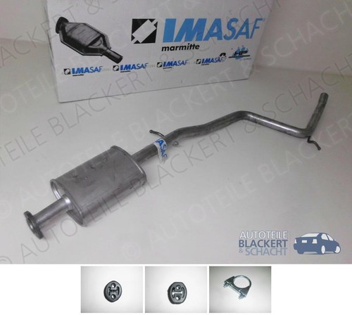 Imasaf auspuff mitteltopf - auspuff, +