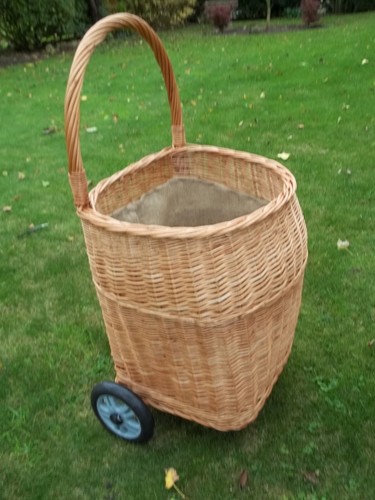 Firewood basket trolley - basket,