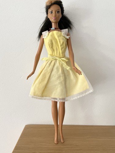 Barbie kleid gelb - kleid, vintage
