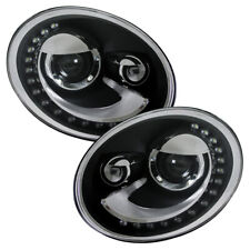 LED Tagfahrlicht Scheinwerfer für VW Beetle 5C Bj. 2011- Xenon Optik Schwarz