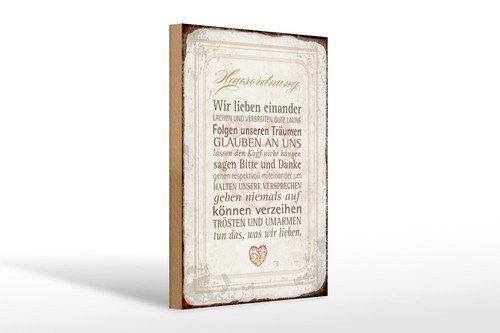 Holzschild spruch 20x30cm - holzschild,