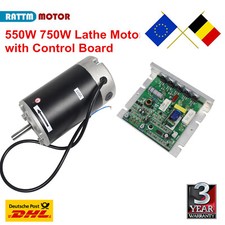 550W 750W DC Brushed Motor with Control Board for CJ-0618 WM210V 210 Mini Lathe