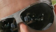 Original Dolce Gabbana Sonnenbrille Piloten Brille Porno Aviator DG LEDER D&G