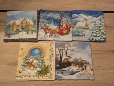 Servietten basteln Weihnachten