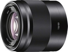 Sony E 50mm F1.8 OSS Porträt-Objektiv - Schwarz