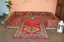 Orientalische Sitzkissen, Sitzecke, Sark Kösesi, 19-tlg. Orientalisches Sofa