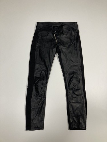 Star raw faux leather jeans - g-star,