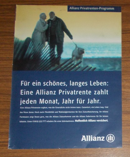 Seltene werbung allianz - seltene,
