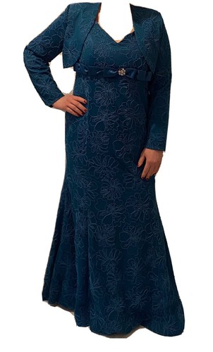 Damen abendkleid lang farbe - in,