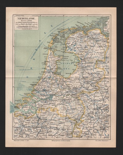 Landkarte map 1889