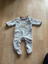 Ergee Overall Strampler Baby Größe 50 braun Teddy Newborn