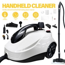 Dampfreiniger Reinigungsmaschine 2000W mit 16 Zubehör 2L Tank Dampfbesen