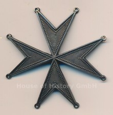141160: Johanniter/Malteser Orden Brustkreuz in Silber, Größe ca. 45 mm