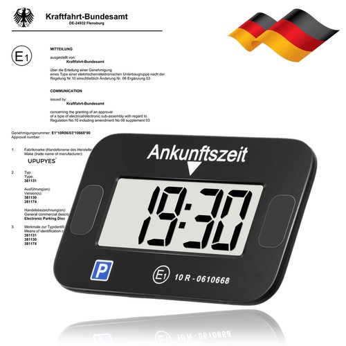 Elektronische parkscheibe - elektronische,