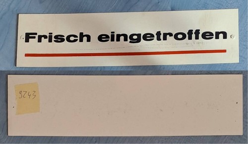 Ddr konsum schild werbung - schild,