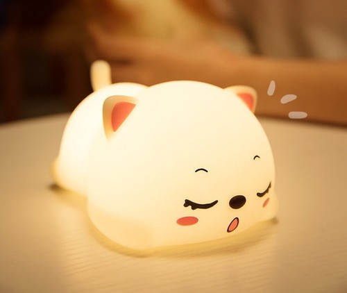Nachtlicht katze kinder led - nachtlicht,