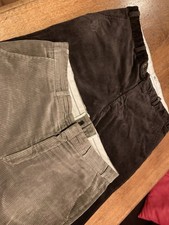 Cordhose 2 Vintage Herrenhosen Cordhosen  Dunkelbraun Hellbraun Gr.52  XL