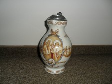 Krug mit Zinndeckel - Dr