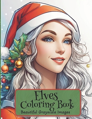 Elves coloring book beautiful - elves,