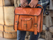 Messenger Bag aus Ziegenleder für jeden Tag Laptop-PC-Tasche ein perfektes Ge...