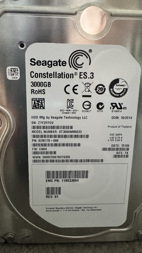 Seagate 3tb st3000nm0033 - seagate,