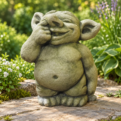 Steinguss deko gartenfigur - steinguss,