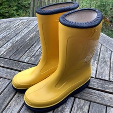 Romika, Unisex-Kinder Halbschaft Gummistiefel, Gelb (zitrone-blau 805), 35 EU