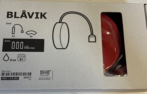 Ikea blavik rot wandleuchte - blavik,